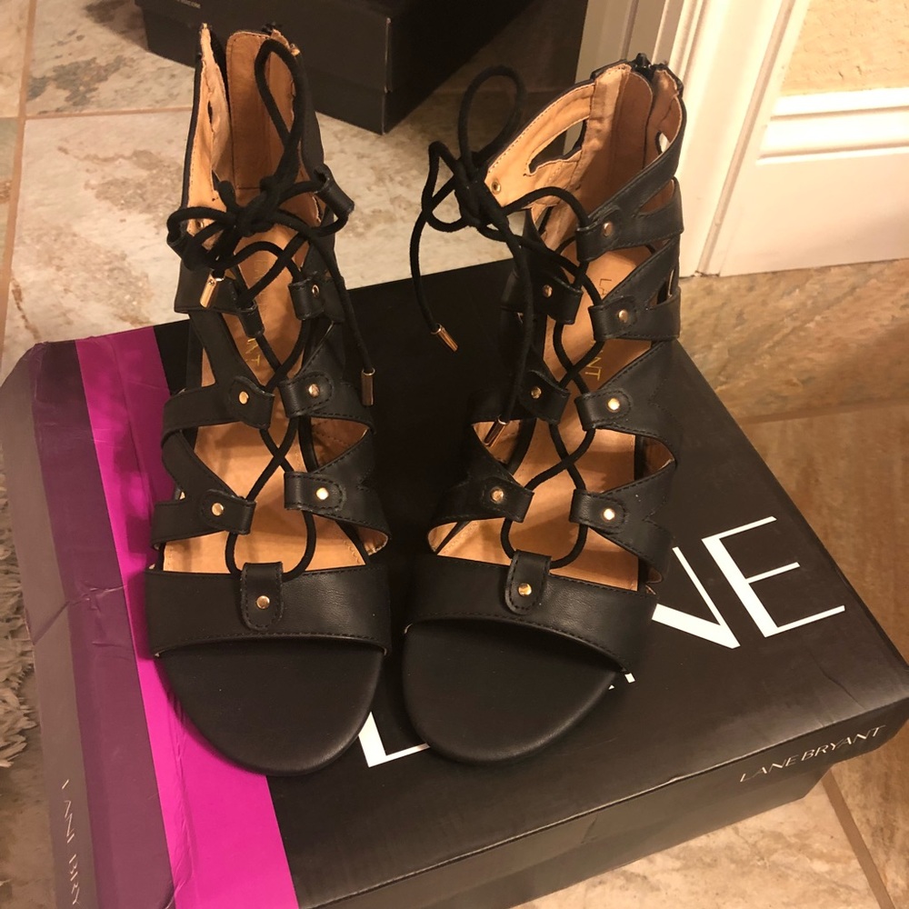 Lace up heels